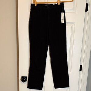 NWT Coldwater Creek Classic Black Knit Jeans